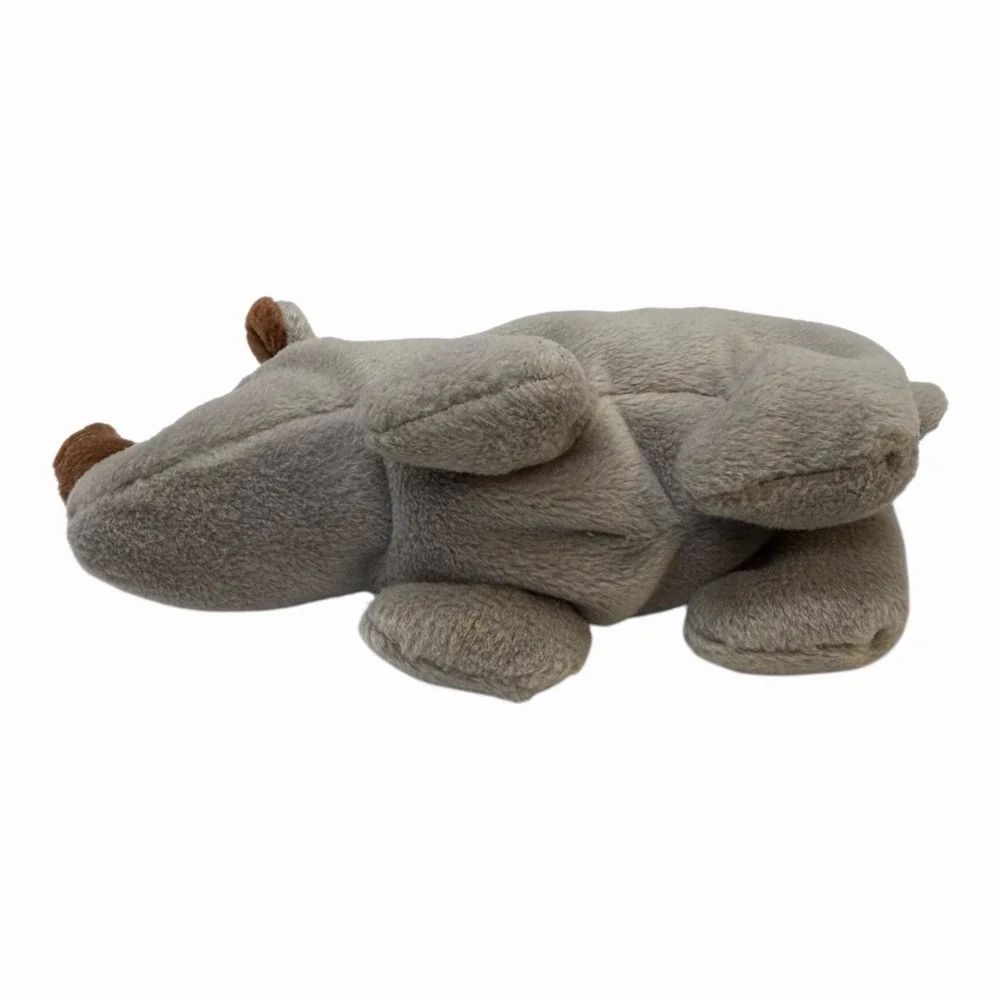 Ty Beanie Baby Spike‎ The Rhino 1996 PE Pellets